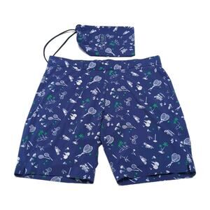 Polo Ralph Lauren Golf Shorts Mens 32 Blue Print Tailored Fit Built In Liner NWT